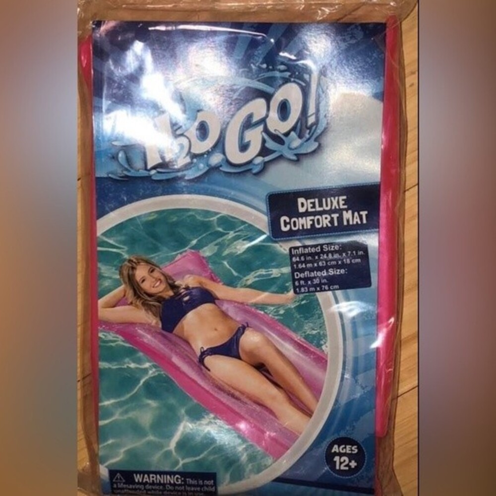 H2O GO! Deluxe Pink Comfort Float NEW NIP